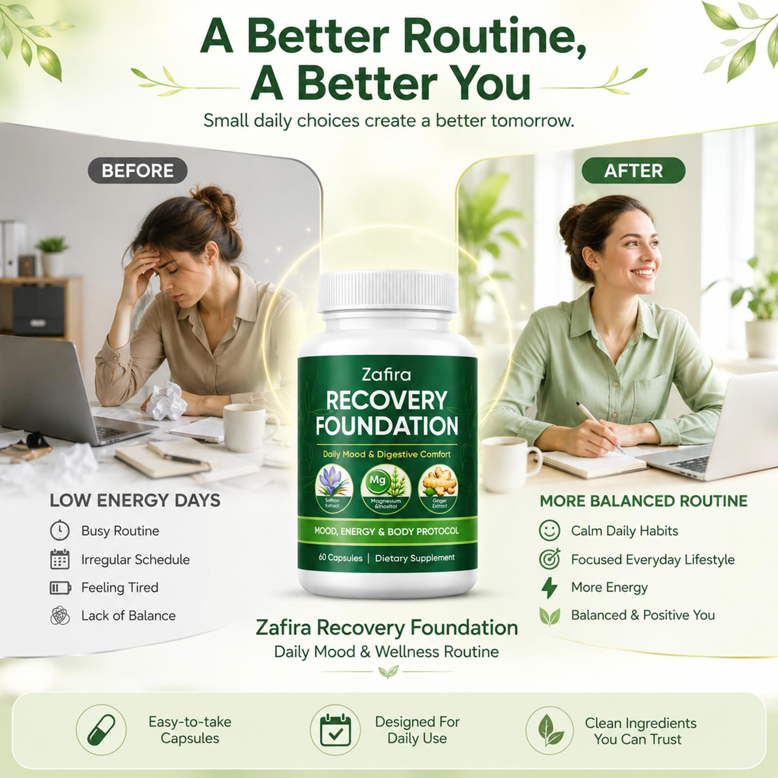 Zafira Organics Saffron Supplements for Daily Wellness


