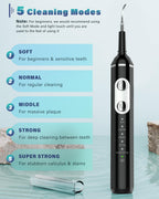 Tartar Remover for Teeth with LED Light - Dental Cleaner

