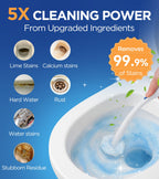 Caspeak Toilet Wand Refills - 5X Cleaning Power


