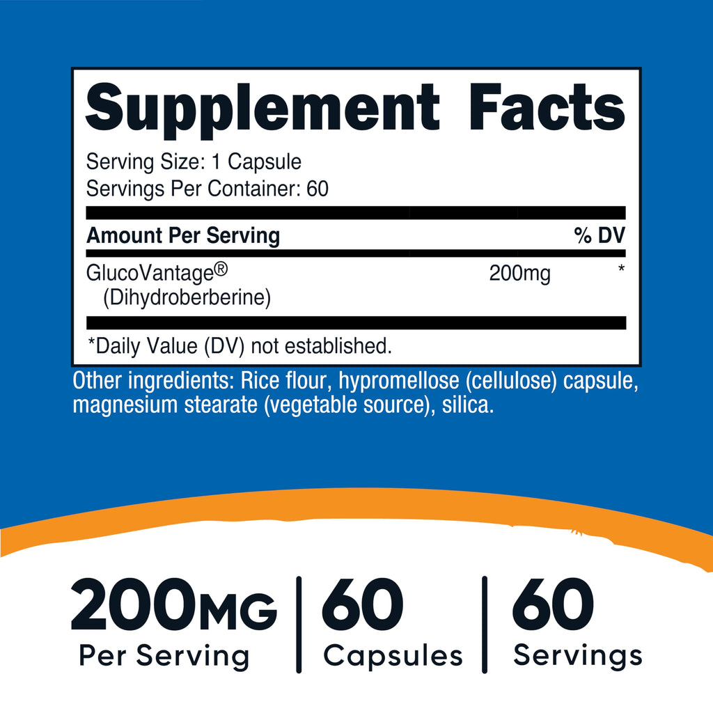 Nutricost Dihydroberberine Supplement | Enhanced Absorption

