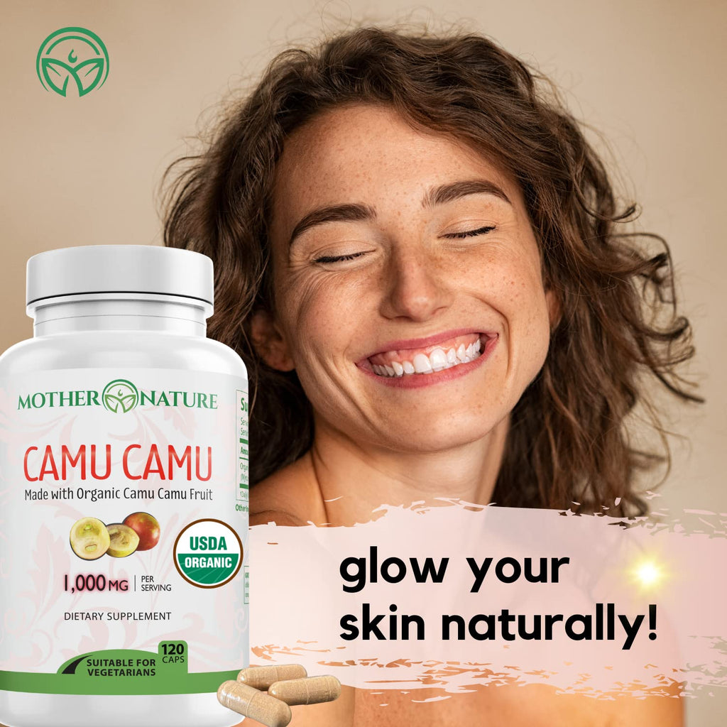 Organic Camu Camu Vitamin C Supplement - Vegan & Non-GMO


