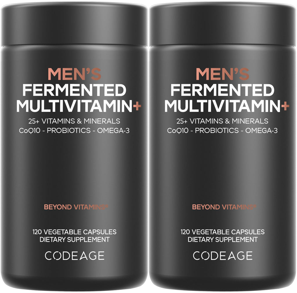 Codeage Men’s Daily Multivitamin – Organic Whole Foods, Probiotics & Omega-3
