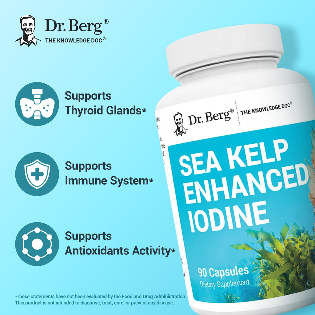 Dr. Berg Sea Kelp Iodine with Algae Blend

