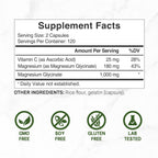 Magnesium Glycinate Capsule Supplement for Absorption

