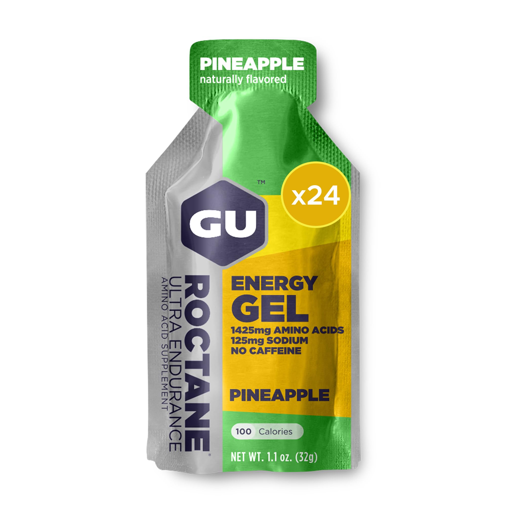 GU Roctane Ultra Endurance Energy Gel - Vegan, Gluten-Free, Kosher & Dairy-Free