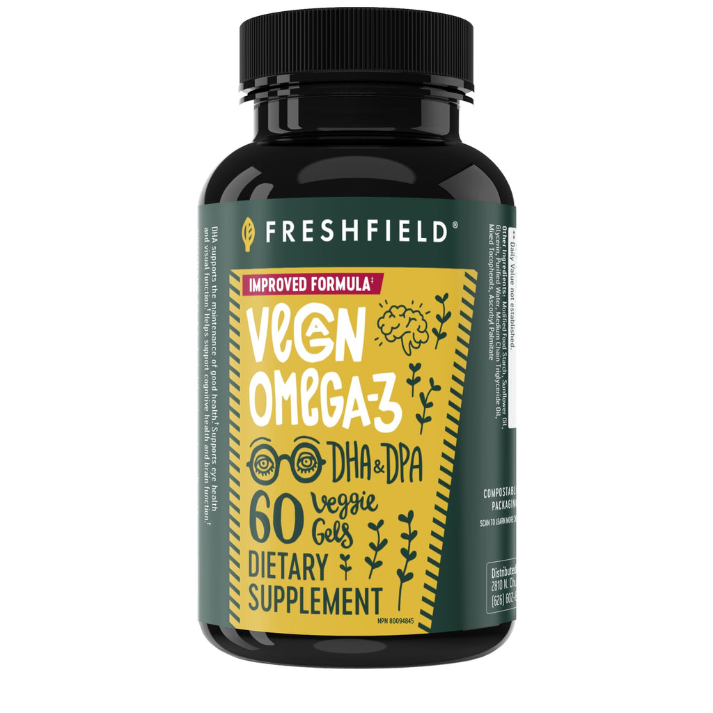 Freshfield Vegan Omega-3 DHA + DPA Algae Oil

