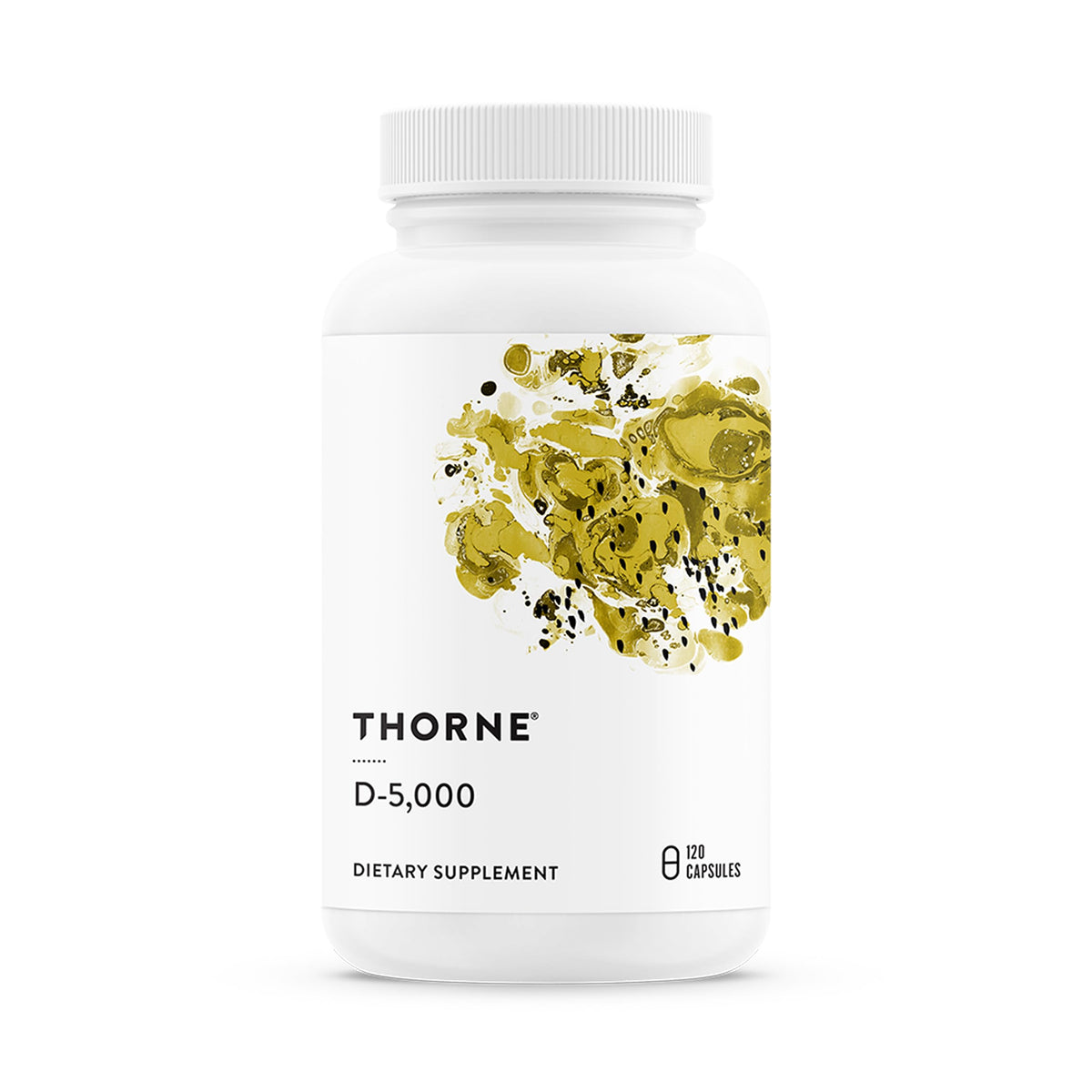 Thorne Vitamin D3 5,000 IU Supplement for Bones, Immunity & Heart Health