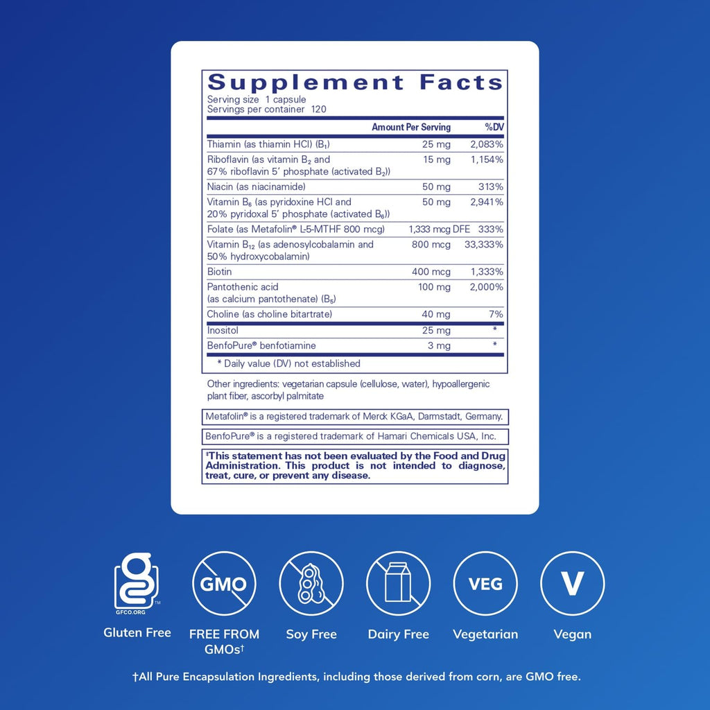 Pure Encapsulations PureGenomics B-Complex for Methylation

