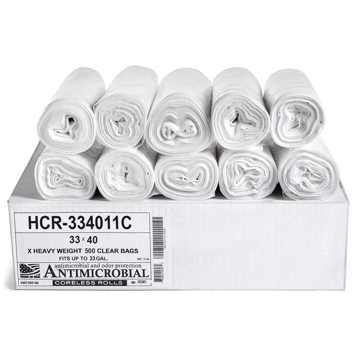 Aluf Plastics High Density Trash Bags - Heavy-Duty