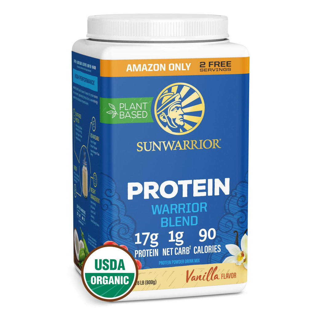 Sunwarrior Warrior Blend Organic Plant-Based Protein Powder

