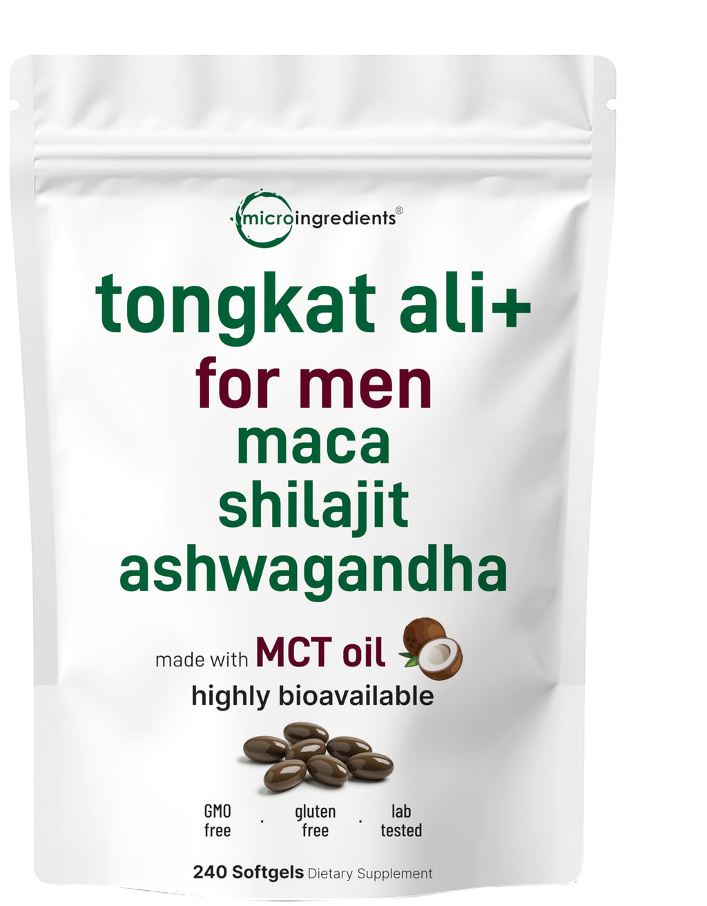 Micro Ingredients Tongkat Ali+ for Men Longjack Supplement