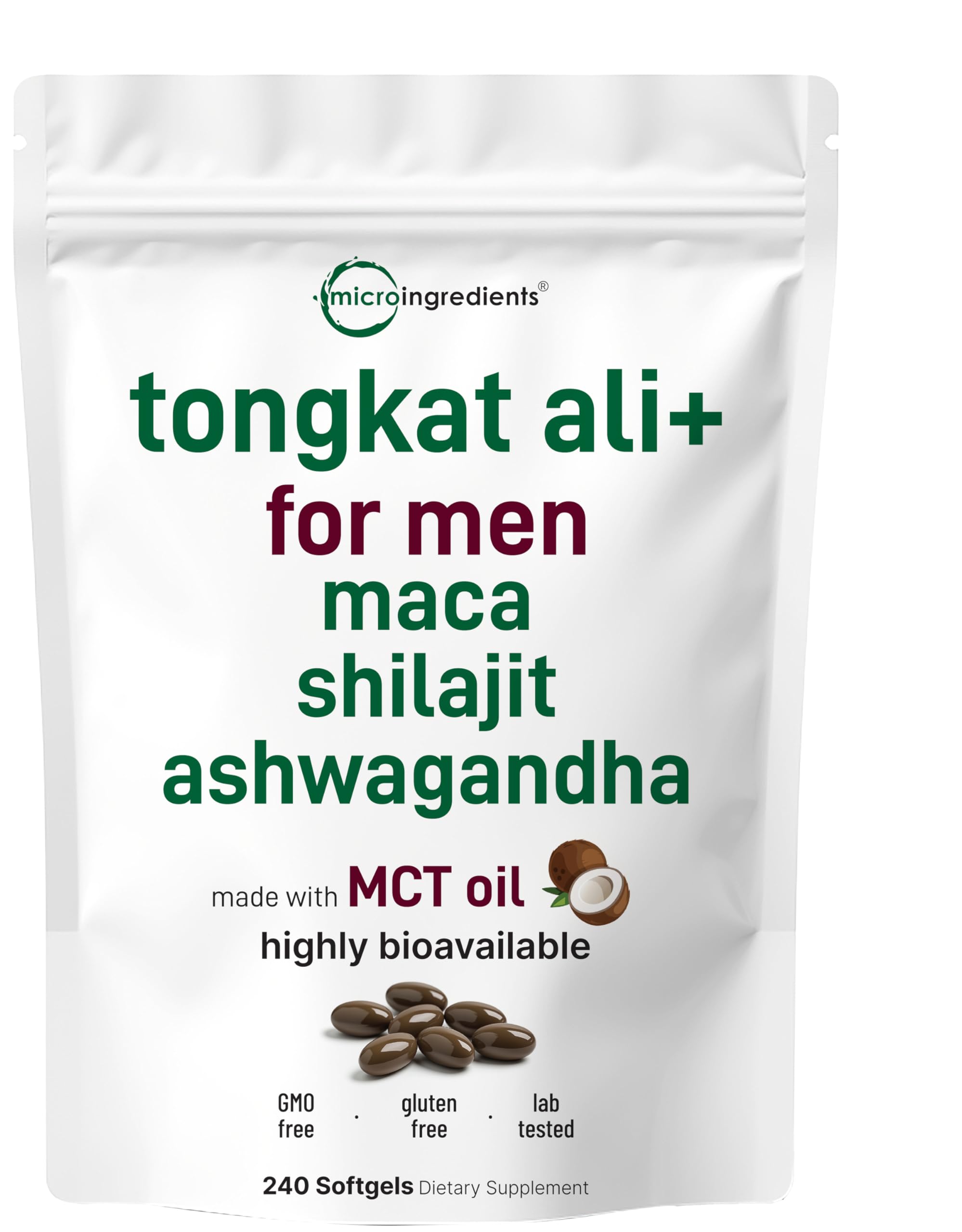 Micro Ingredients Tongkat Ali+ for Men Longjack Supplement