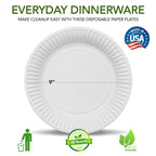 White Disposable Paper Plates | Stock Your Home

