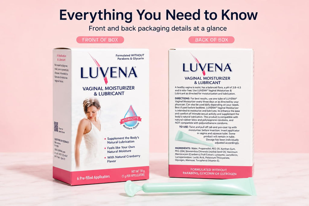 Luvena Vaginal Moisturizer for Menopause Dryness

