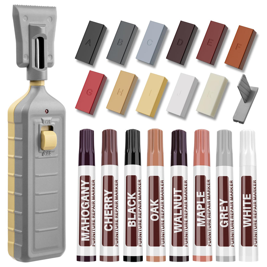 XMNAMC Floor Repair Kit with Heat Pen for Floors & Furniture

