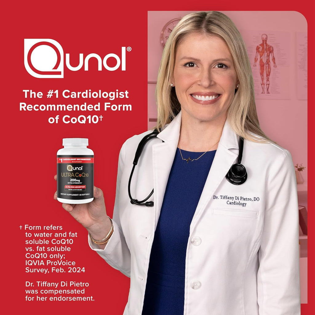 Qunol CoQ10 Softgels 200mg Ultra High Absorption | Heart

