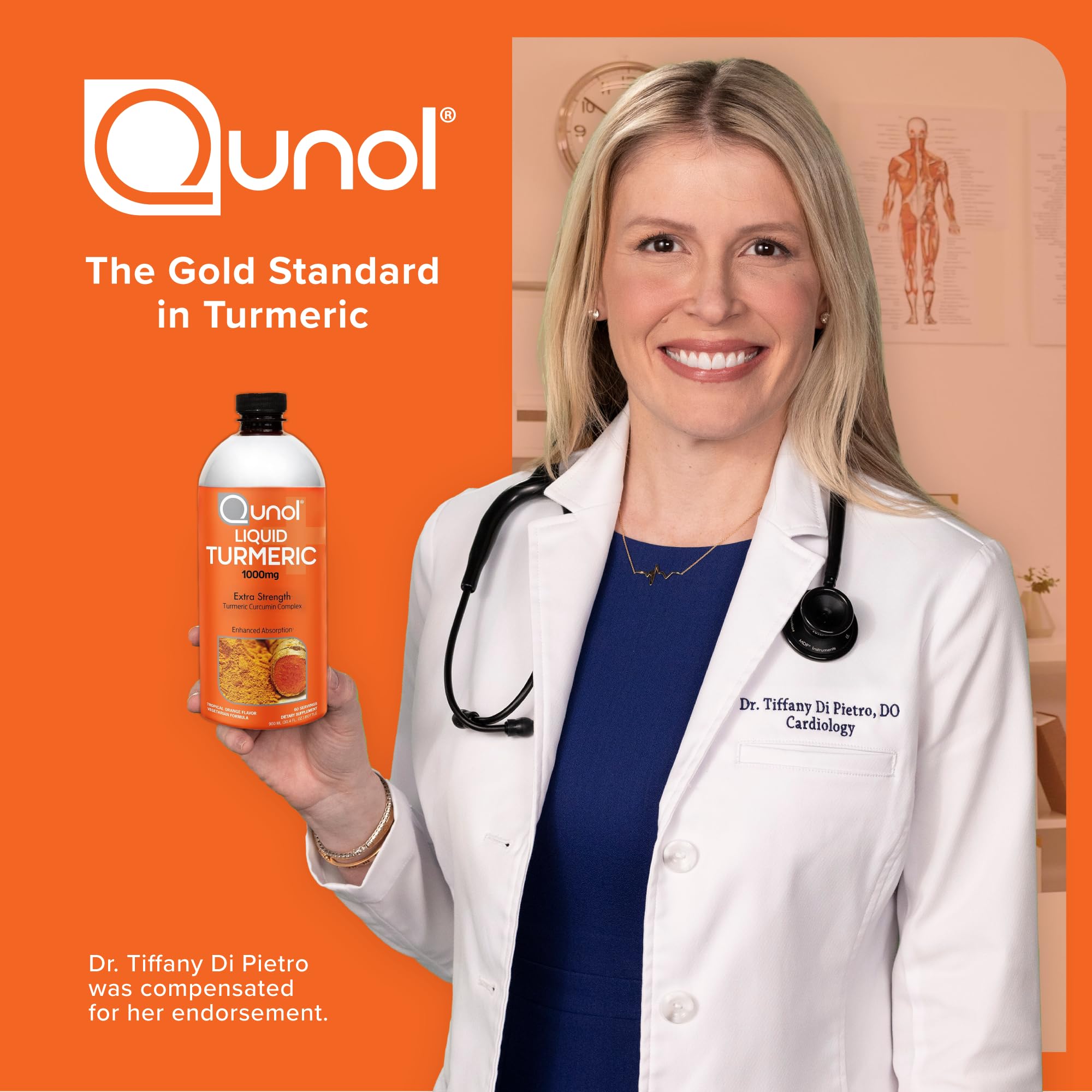 Qunol Liquid Turmeric Curcumin Black Pepper Joint Support

