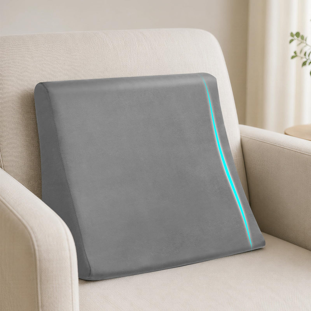 Vekkia Bed Gap Filler Wedge Pillow for Headboard