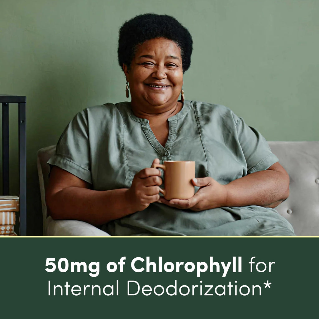 Liquid Chlorophyll Drops Plant-Based Digestive Skin Support

