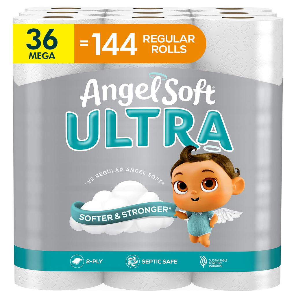 Angel Soft Toilet Paper Ultra Soft and Strong

