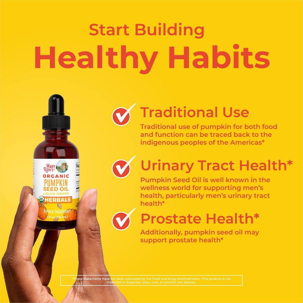 MaryRuth's Organics Pumpkin Seed Oil Drops – Organic & Vegan

