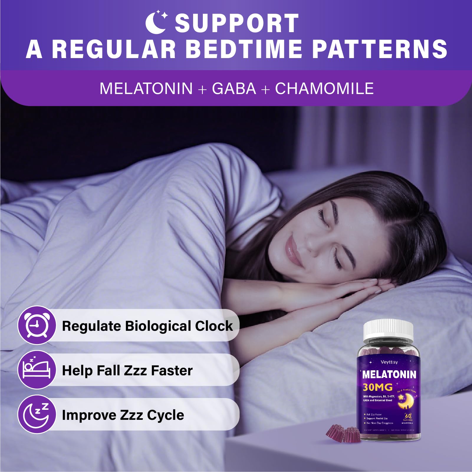 Melatonin Gummies for Adults - Maximum Strength 30 mg


