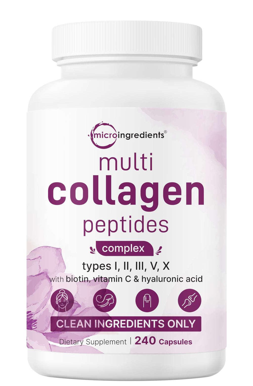 Micro Ingredients Multi Collagen Capsules Biotin

