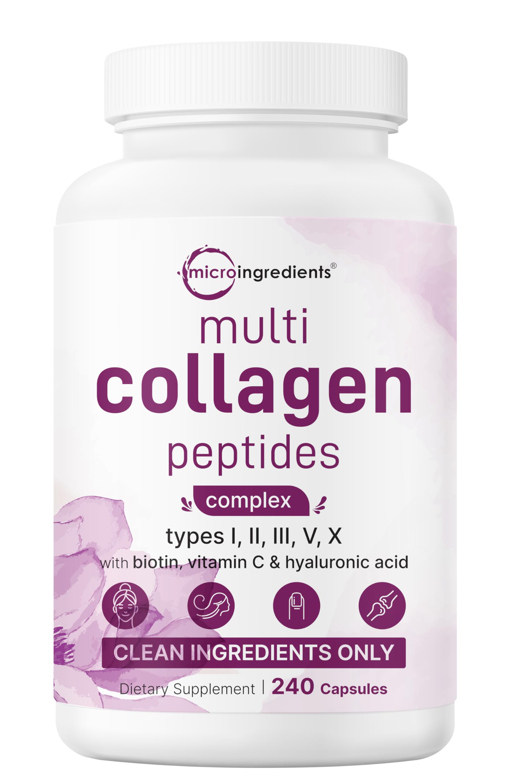 Micro Ingredients Multi Collagen Capsules Biotin


