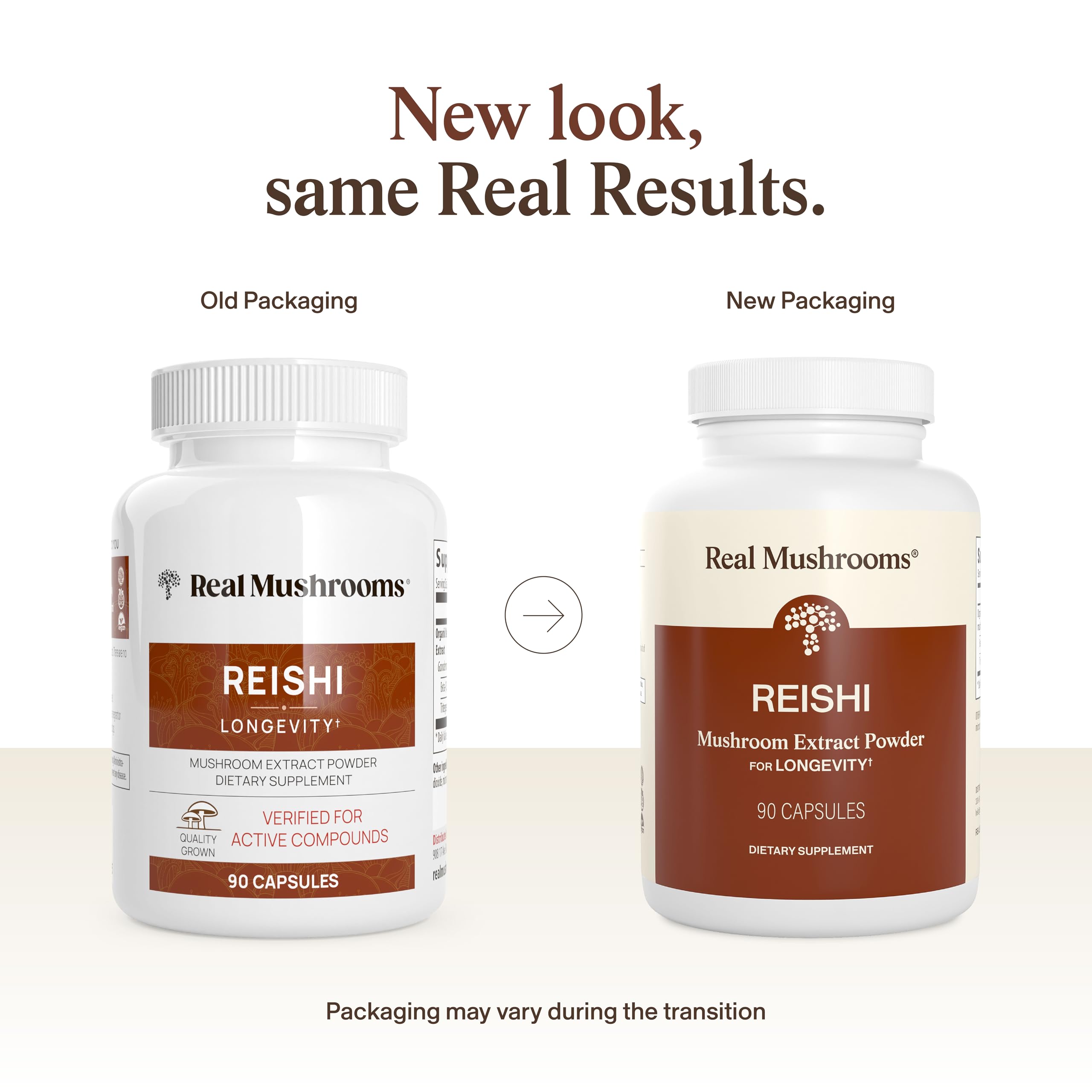 Real Mushrooms Mushroom Capsule Supplement

