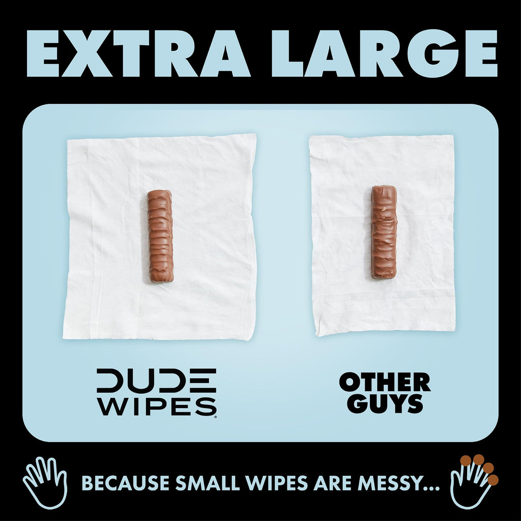 DUDE Wipes Medicated Witch Hazel Flushable Wipes

