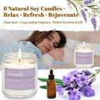 Scented Candles Gift Set for Home | Aromatherapy Collection

