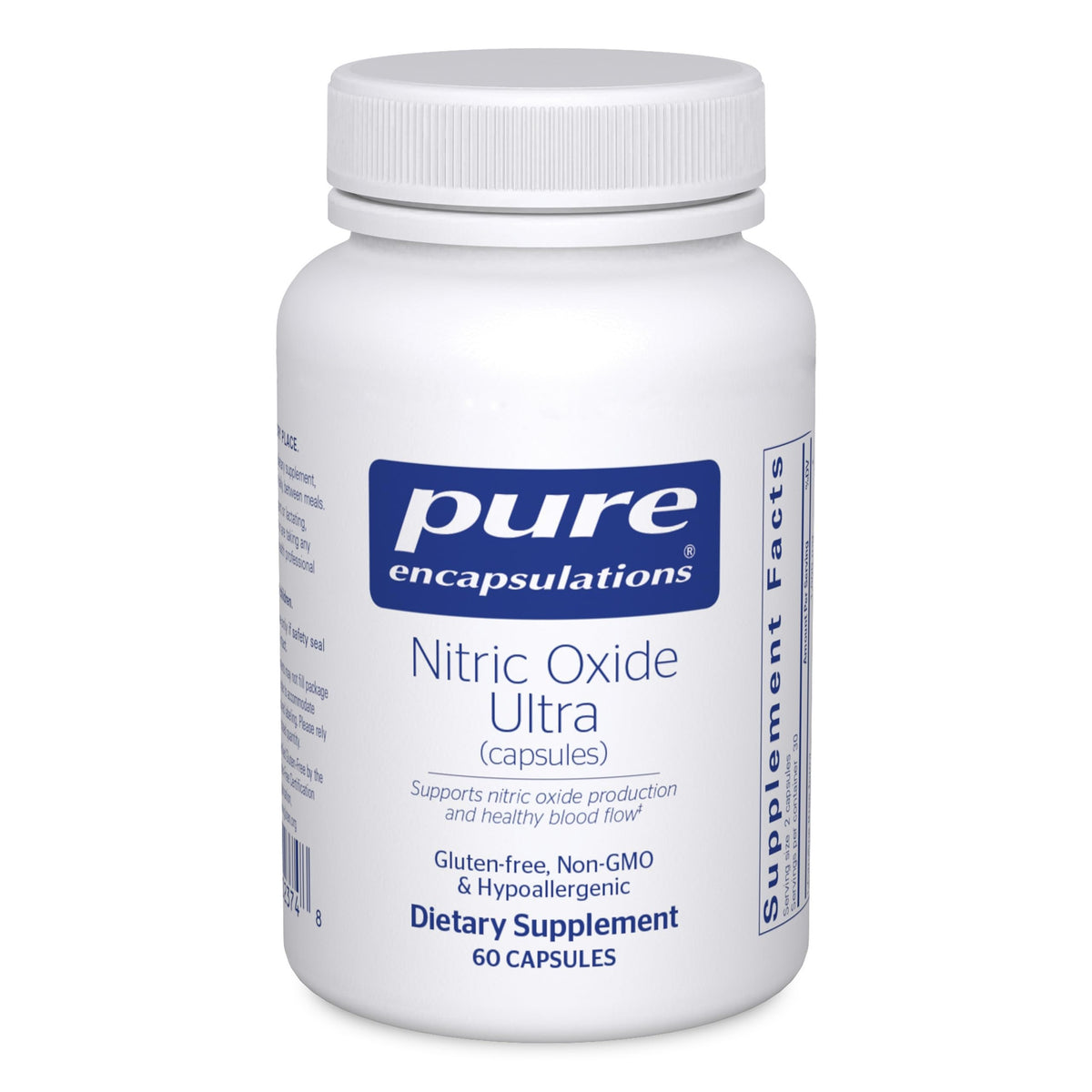 Pure Encapsulations Nitric Oxide Ultra Capsules Blood Flow
