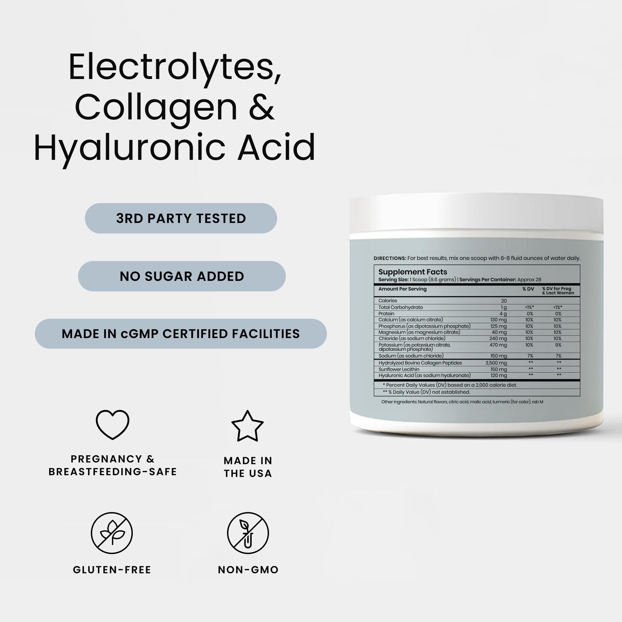 Perelel Hydration Powder Electrolyte Mix - Mango Lemonade

