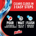 Drano Max Gel Drain Clog Remover & Cleaner | Fast-Acting

