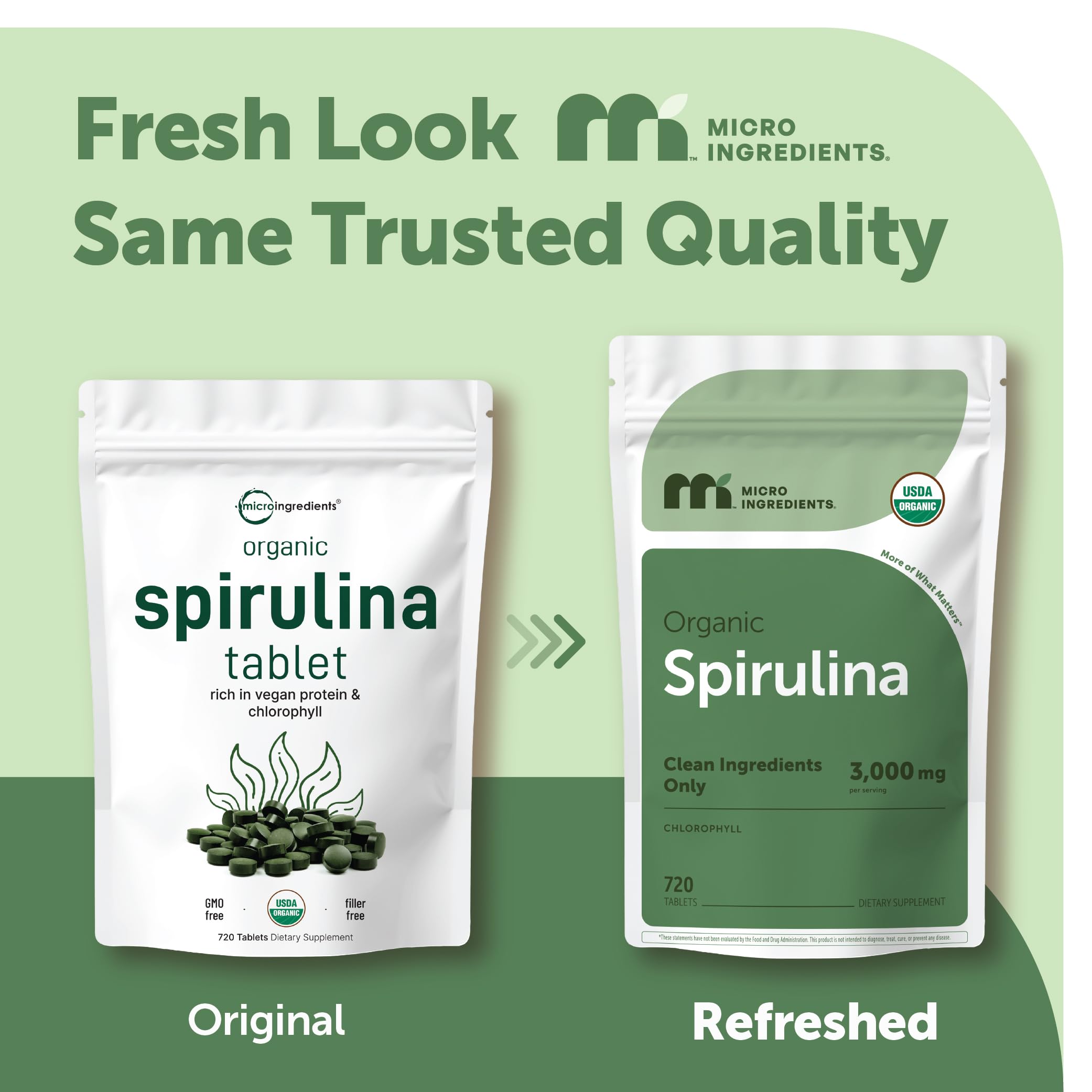 Micro Ingredients Spirulina Supplement - Vegan

