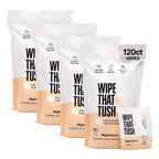 Wipe That Tush Flushable Wipes On-The-Go|Hypoallergenic Aloe

