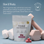 Arrae Tone Gummies Creatine Monohydrate for Women

