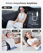 Boriwat Back Massager with Heat | Deep Tissue Shiatsu Pillow

