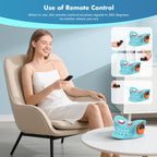 Smedz Neck Massager 4-in-1 with Heat, Vibration, Remote

