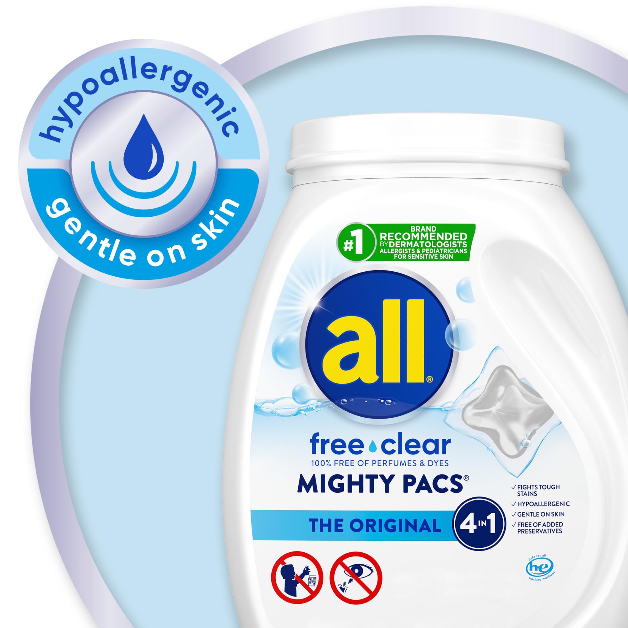 All Free Clear Unscented Laundry Detergent - Sensitive Skin

