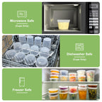 Dipoo Deli Containers with Lids – BPA-Free Leak-Proof Storage

