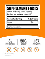 BulkSupplements Glycine Powder - Unflavored Amino Acid

