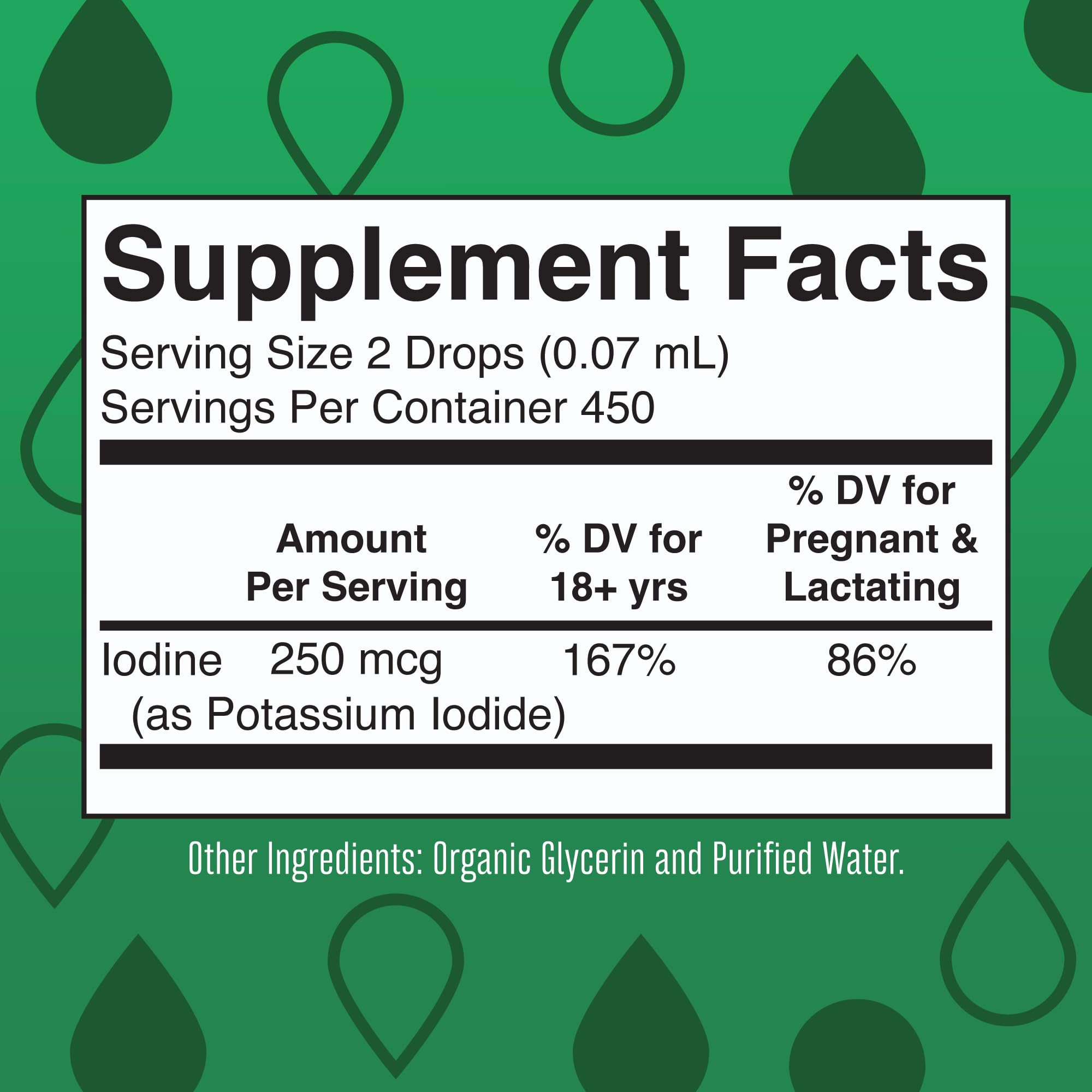 Iodine Liquid Drops by MaryRuth Organics | Thyroid Support

