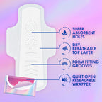 Always Feminine Pads Pocket FlexFoam with Wings

