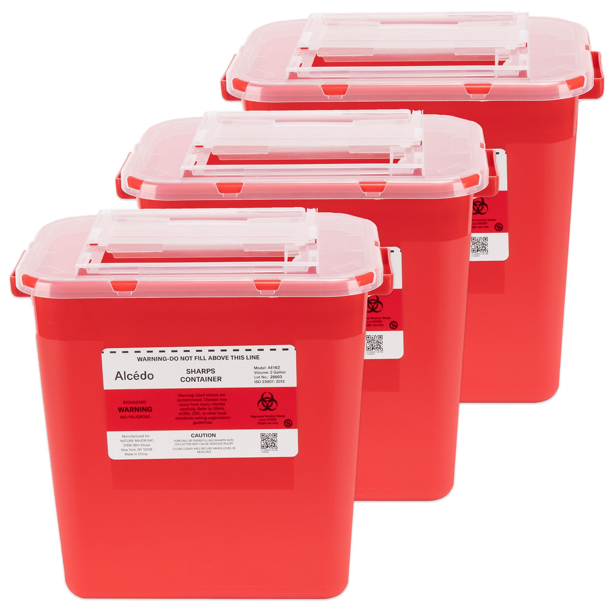 Alcedo Sharps Container – Medical Grade Biohazard Disposal

