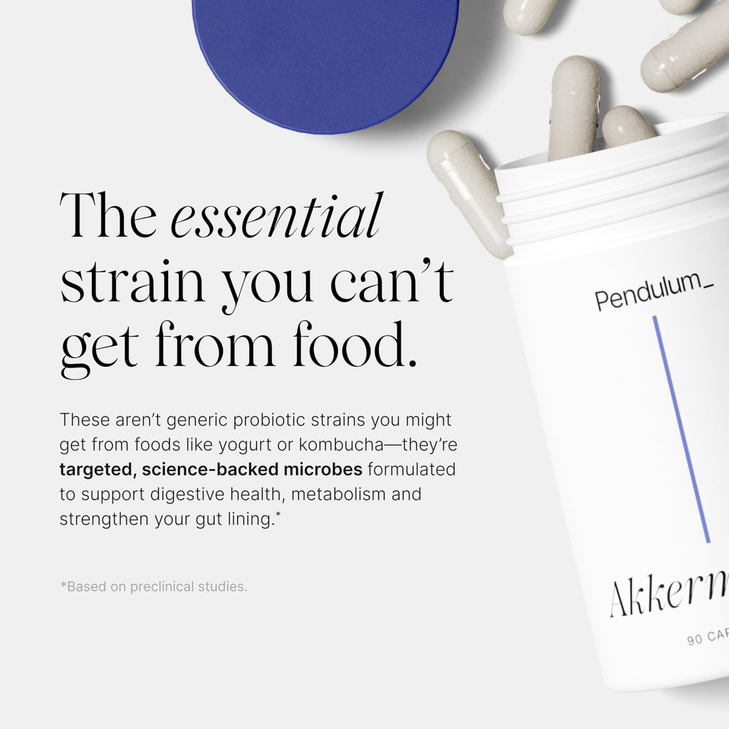 Pendulum Akkermansia Probiotic with Prebiotic Fiber

