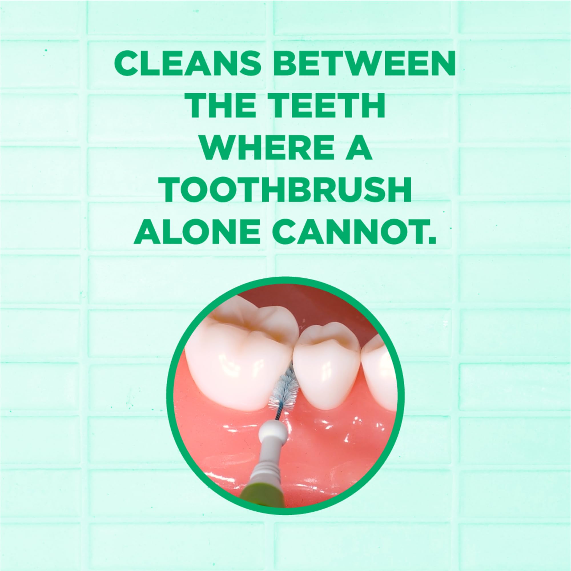 GUM Proxabrush Go-Betweens Tight Interdental Brushes


