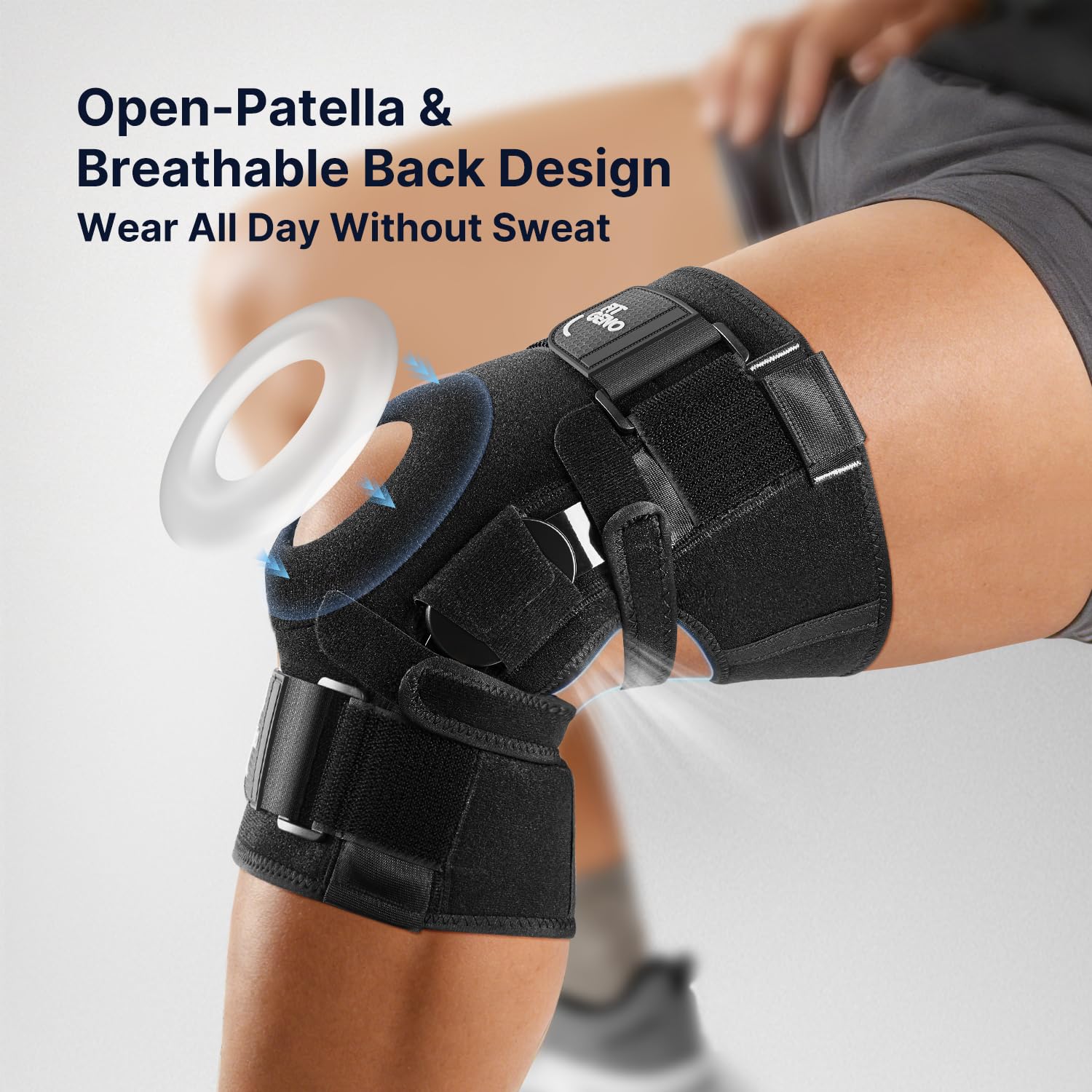 Fit Geno ReActive+ Hinged Knee Brace for Meniscus Tear

