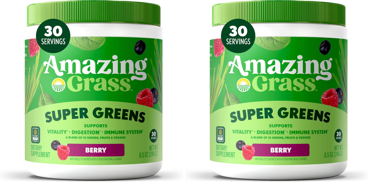 Amazing Grass Super Greens Organic Greens Supplement