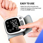 Wrist Blood Pressure Monitor by Oklar with Led Display

